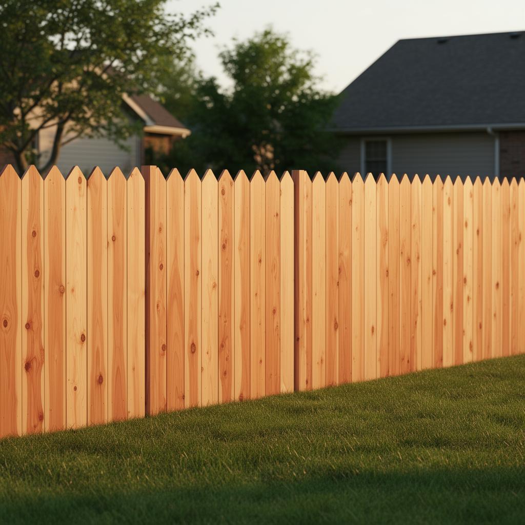 Wood Fence — Dog-Ear Picket